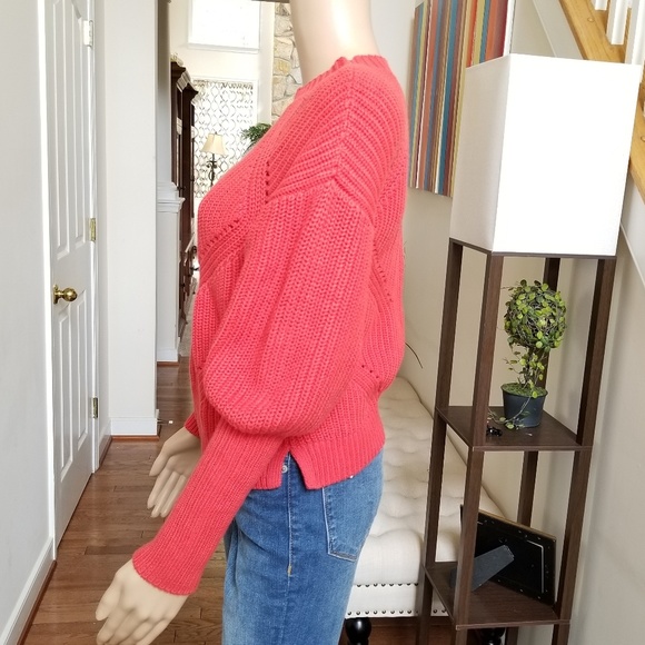 ❤Joie Landyn Blouson SleeveSweater DesertRose XXS - Picture 2 of 9